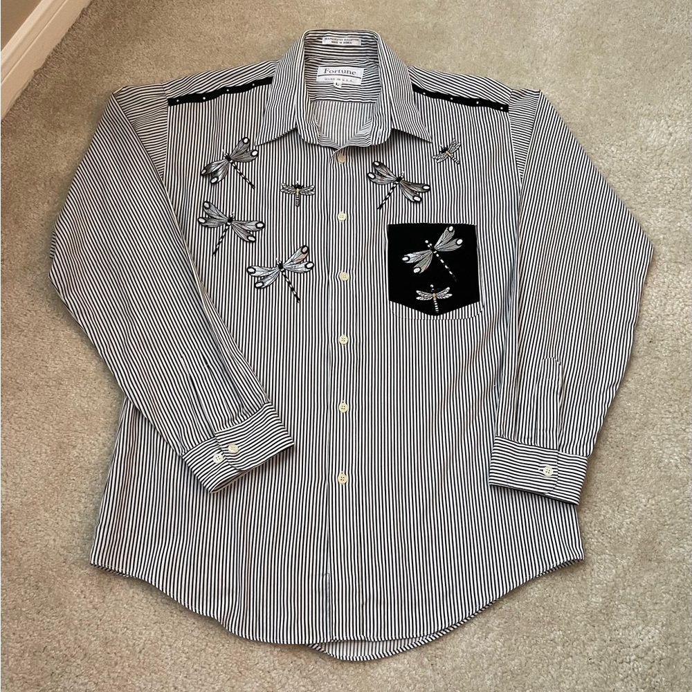 Dragonfly Long Sleeve Shirt - Size: Large